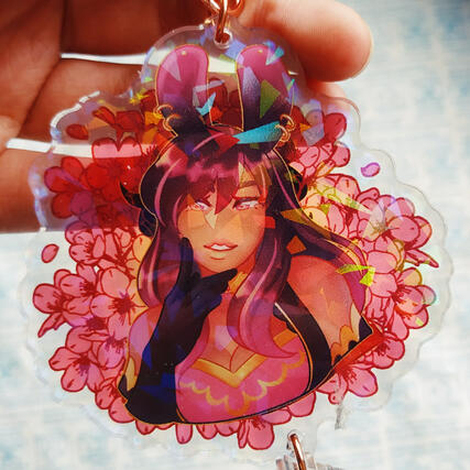Flower Charm Back Flower Charm Back